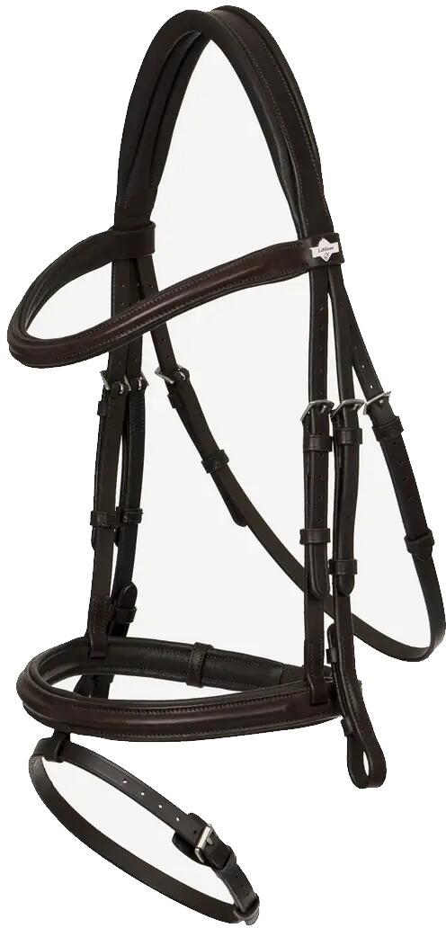 LeMieux Arika Flash Trense, braun/silber, Cob