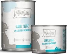 Mjamjam Katzenfutter mit Ziege & Möhrchen