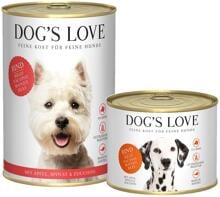 DOGS LOVE Adult Nassfutter mit Rind