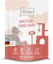 Mjamjam Quetschie Katzenfutter mit Herzen