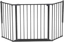 Griglia per camino DogSpace Max M, nera, 90-146x70,5 cm