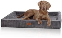 Knuffelwuff Santiago, lettino ortopedico per cani, 85x65 cm, grigio