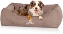 Knuffelwuff Baltimore orthopädisches Hundebett, 100x70cm, beige