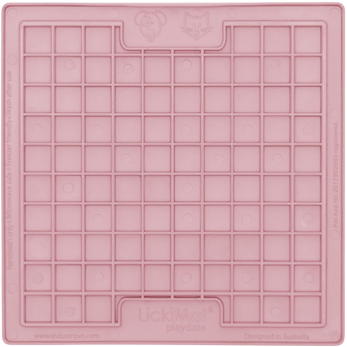 LickiMat Playdate Futtermatte, 20x20cm, guava