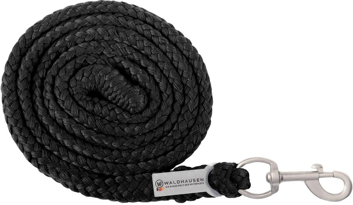 Waldhausen Anbindestrick Plus, Karabiner, schwarz