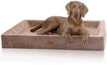 Knuffelwuff Santiago, lettino ortopedico per cani, 120x100 cm, marrone