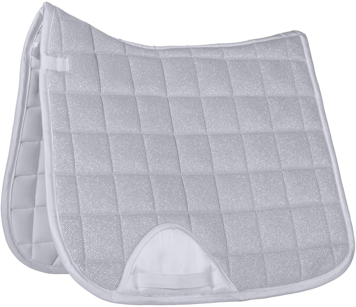 HKM Glitter Mesh Style Schabracke, weiß, Vielseitigkeit