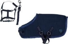 Set iniziale HKM Cuddle Pony, blu scuro