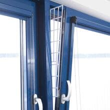 Trixie Schutzgitter für Fenster, Seitenteil, weiß, 62x16/7cm