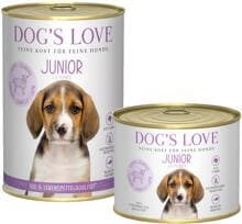 DOGS LOVE Junior Nassfutter mit Lamm
