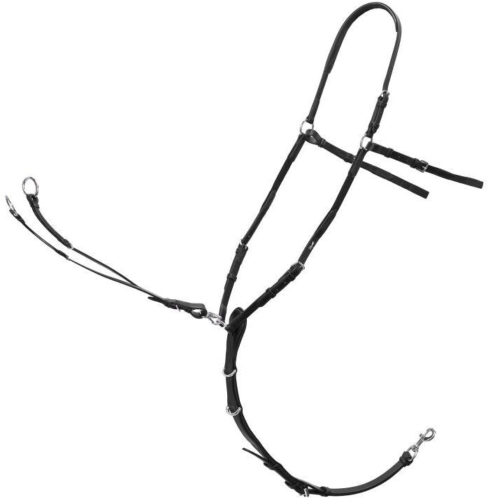 Schockemöhle SP Como Vorderzeug, dark brown/silver, WB