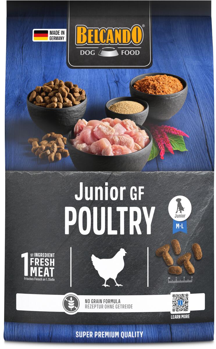 Belcando Junior GF Poultry Trockenfutter, getreidefrei, 4kg
