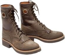 Stivali da equitazione western "Billy Boots Lacer" di Pool, marroni, taglia 43