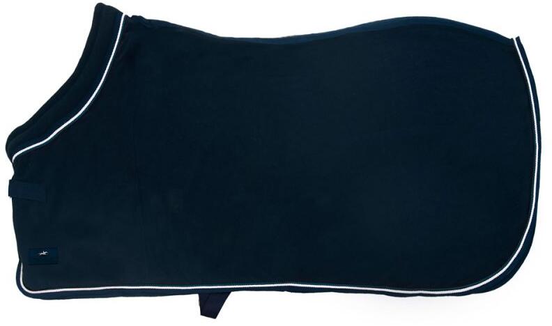 Schockemöhle Premium Logo SP Abschwitzdecke, dark navy/silver, 135cm