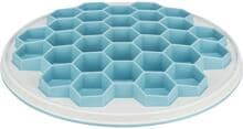 Trixie Slow Feeding Platte Hive, Kunststoff/TPR/TPE, ø30cm,grau/blau