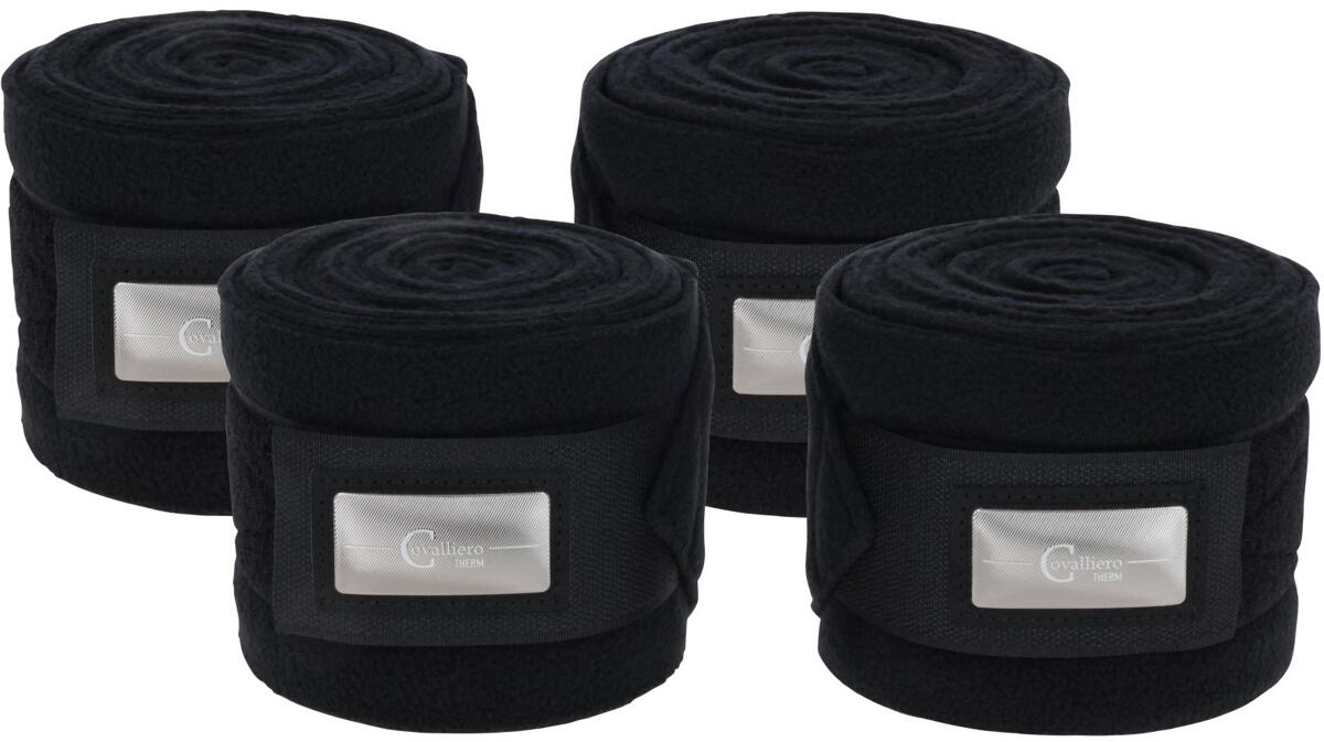 Covalliero CovallieroTherm Fleecebandage, schwarz, 4 Stück