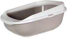 Karlie Katzentoilette mit Rand, grau, 64,5x48x27cm