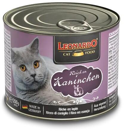 Leonardo Nassfutter mit Kaninchen, 6x200g