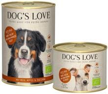 DOGS LOVE Bio Nassfutter mit Rind