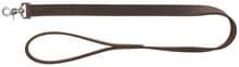 Trixie Rustic Fettleder-Leine, dunkelbraun