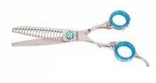 EHASO Revolution Pawmaster SPEED CUTTER Linkshand Modellierschere, 18cm, 17er Zahnung