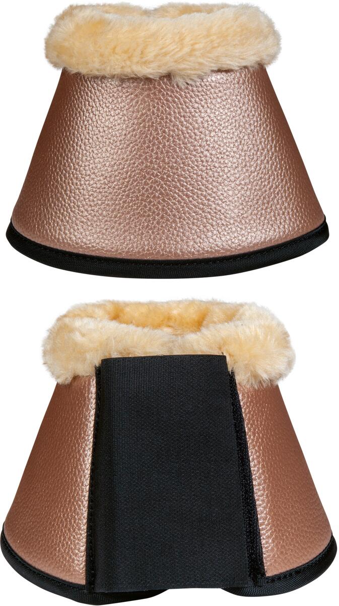 HKM Comfort Premium Fell Hufglocken, rosegold, Pony