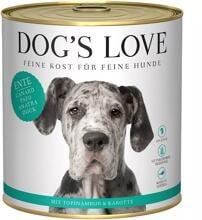 DOGS LOVE Adult Nassfutter mit Ente, 6x800g
