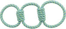 Corda Trixie, pinza, poliestere, 42 cm, benzina/lime