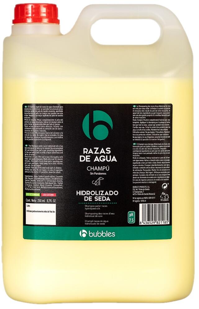 Bubbles Feuchtigkeits-Hundeshampoo mit Seidenprotein, 5L
