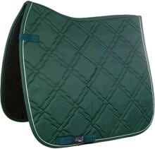 Cuscinetto da sella HKM Bologna, verde, dressage per pony