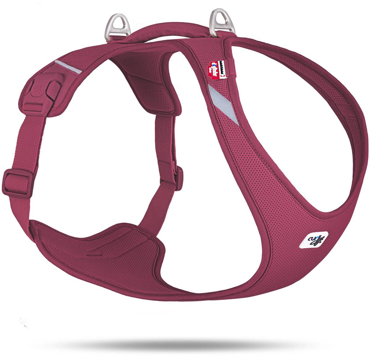 curli Belka Comfort Air-Mesh Hundegeschirr, ruby, XL