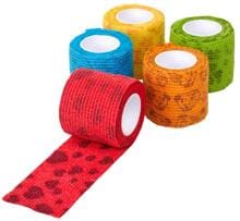 KRUUSE Fun-Flex Care Inside-Out Bandage, 5cmx4,5m, 10 Rollen