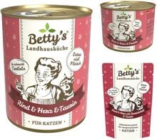 Bettys Landhausküche Cat Nassfutter mit Rind & Herz