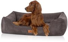 Knuffelwuff Nunavut, lettino ortopedico per cani, 105x75 cm, grigio-marrone