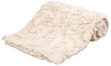 Trixie Coperta accogliente, morbido peluche testurizzato, 100x70cm, beige