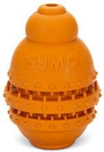 beeztees Sumo Play Dental Hundespielzeug, orange, L, 10x10x15cm