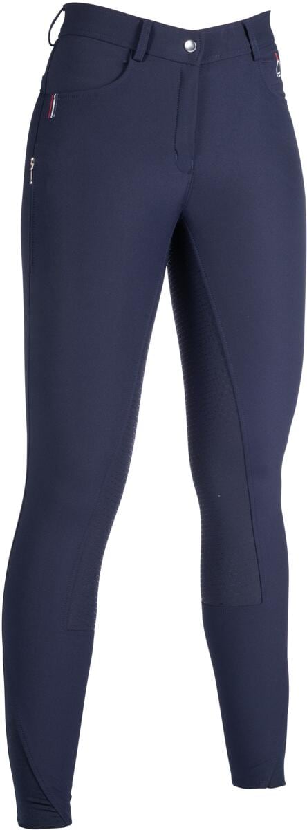 HKM Equine Sports Style Reithose, Silikon-Vollbesatz, dunkelblau, 40