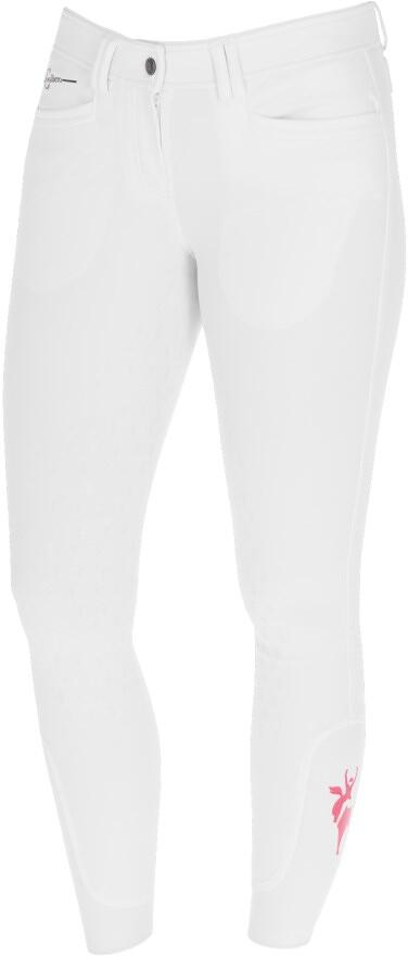 Covalliero Janne x PinkRibbon Fullgrip Reithose, white pearl, Gr. 42