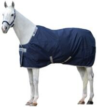 Bucas Celtic Stay Dry Stalldecke, navy, 155cm