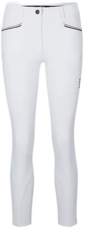 BOSS Equestrian Hazel Reithose, Kniebesatz, weiß, Gr. L