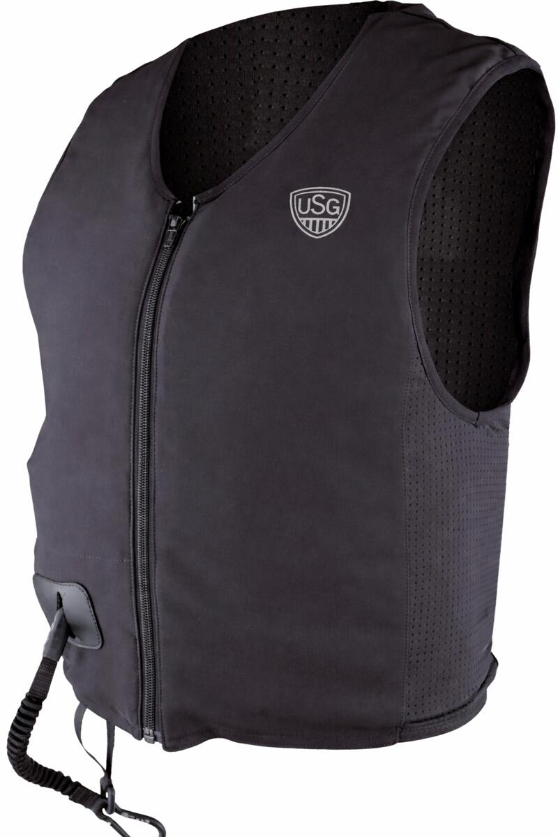 USG AIXPLORER Softshell Airbag-Weste, schwarz, M