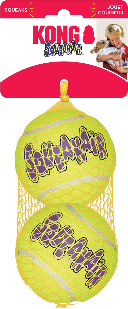 KONG SqueakAir Bälle, 2 Stück, L