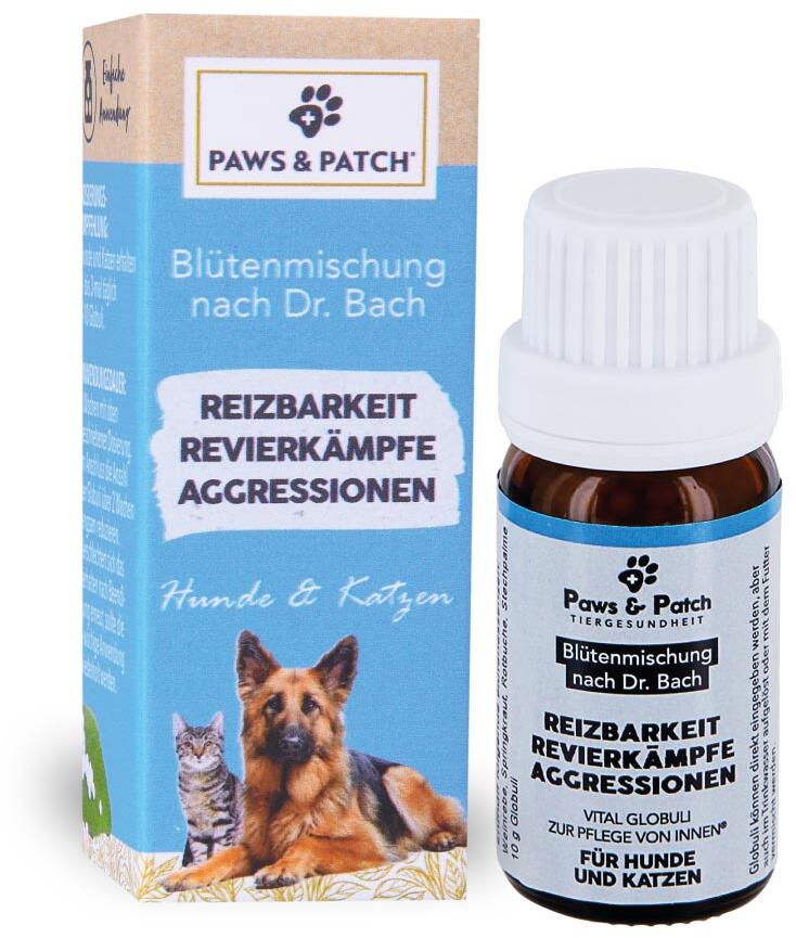 Paws & Patch Blütenmischung nach Dr. Bach, 10g, Reizbarkeit & Aggressionen