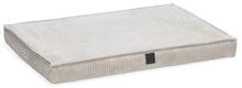 Designed by Lotte Ribbed cage cushion, orthopaedic, light grey, 88cm