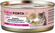 Porta21 Feline Kitten Nassfutter, Huhn & Reis, 24x156g