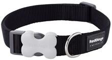 Collare per cani Red Dingo Bucklebone, nero, taglia M, 31-47 cm