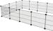 KERBL Pet Hopsi additional grid elements, 6 elements each 35x35cm