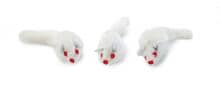 beeztees PLUESCHMAUS bianco 3pcs in BTL 5CM