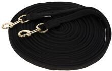 Covalliero Soft Doppellonge, 17m, schwarz