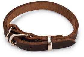 Karlie Rondo Halsband, Leder, braun, 27x1cm